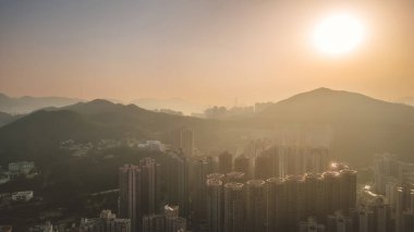 16 Nisan 2023 Po Lam yerleşim bölgesinin şehir manzarası, hk