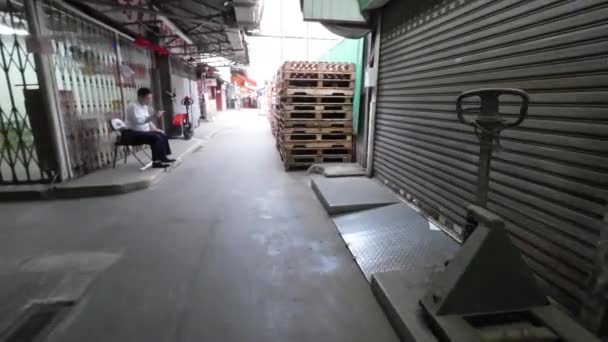 Hong Kong Yau Tei April 2022 Groothandel Fruit Hong Kong — Stockvideo