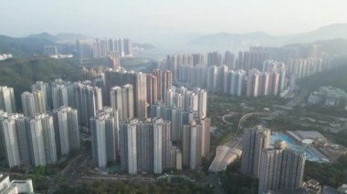 Hava kirliliği, 16 Nisan 2023 'te Hong Kong City' de sarkıyor.
