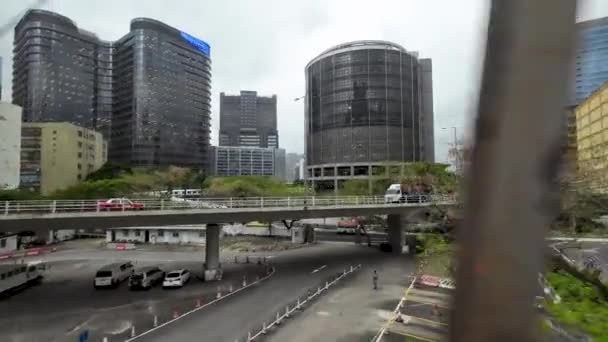 Widok Dzielnicę Kwun Tong Wschodnim Kowloon Hongkong Kwietnia 2023 — Wideo stockowe