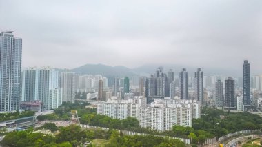 Nam Cheong 'daki yoğun apartman daireleri, HK 22 Nisan 2023