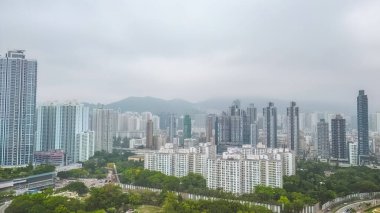 Nam Cheong 'daki yoğun apartman daireleri, HK 22 Nisan 2023