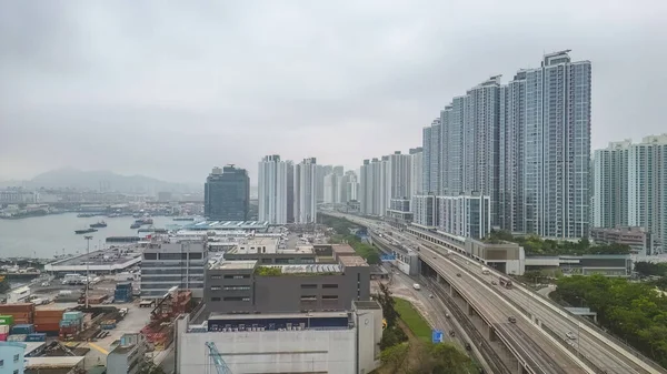 Dense High Rise Apartments Nam Cheong April 2023 — Stock Photo, Image