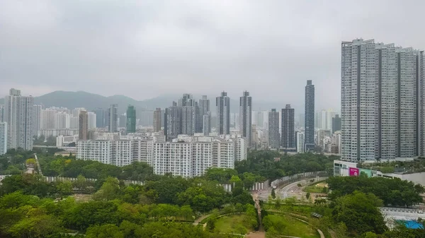 Dense High Rise Apartments Nam Cheong Χονγκ Κονγκ Απριλίου 2023 — Φωτογραφία Αρχείου