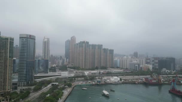 Yeni Yau Tei Tayfun Sığınağı Hong Kong Nisan 2023 — Stok video