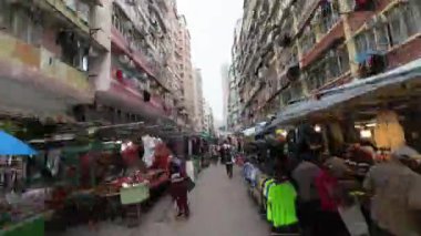Fuk Wa Caddesi Sham Shui Po, Hong Kong, 22 Nisan 2023 