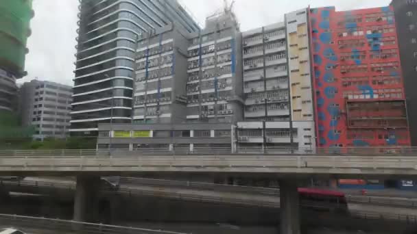 Kwun Tong Dzielnica Biznesowa Kowloon Hong Kong Kwietnia 2023 — Wideo stockowe