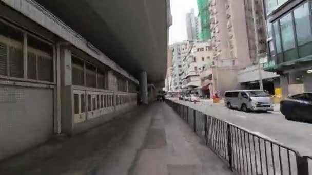 Mercado Rua Tung Chau Hong Kong Abril 2023 — Vídeo de Stock