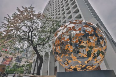 26 Nisan 2023 'te Hong Kong' da Murray Otel 'in dış binası.