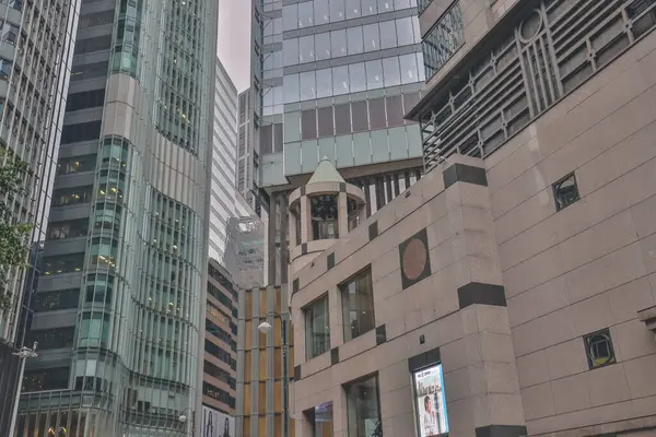 Modern Hongkong Kontor Skyskrapa Byggnad — Stockfoto