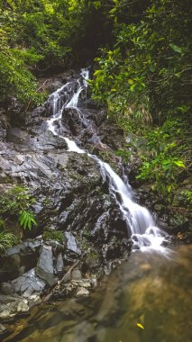 Siu Chik Sha 'da güzel bir şelale, T.K.