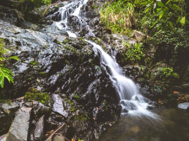 Siu Chik Sha 'da güzel bir şelale, T.K.