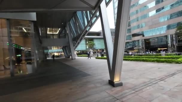 Гонконг Апреля 2023 Года Форум Биржевой Площади Гонконге — стоковое видео