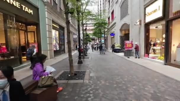 리퉁가 Lee Tung Avenue 주변에는 2023 상점들이 — 비디오