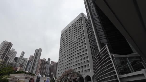 Gebäude Außenseite Des Murray Hotel Hongkong April 2023 — Stockvideo