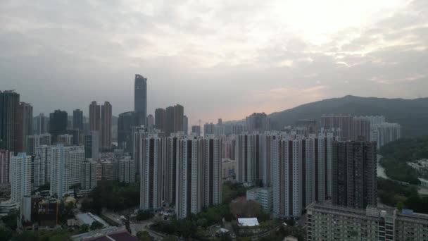 Paesaggio Nel Distretto Tsuen Wan Hong Kong Aprile 2023 — Video Stock