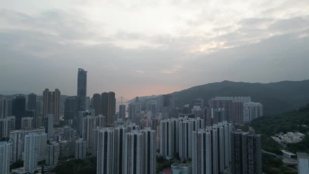 香港のセンワン地区の風景 2023年4月30日 — ストック動画