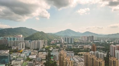 4 Mayıs 2023 Fanling, Hong Kong 'daki yerleşim bölgesi.