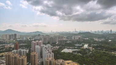 4 Mayıs 2023 Fanling, Hong Kong 'daki yerleşim bölgesi.