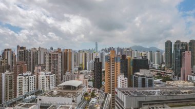 4 Mayıs 2023 Cheung Sha Wan, Hong Kong yerleşim bölgesi.