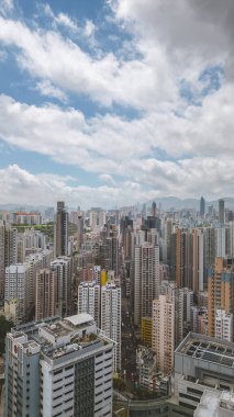 4 Mayıs 2023 Cheung Sha Wan, Hong Kong yerleşim bölgesi.