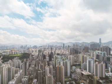 4 Mayıs 2023 Cheung Sha Wan, Hong Kong yerleşim bölgesi.