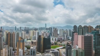 4 Mayıs 2023 Cheung Sha Wan, Hong Kong yerleşim bölgesi.