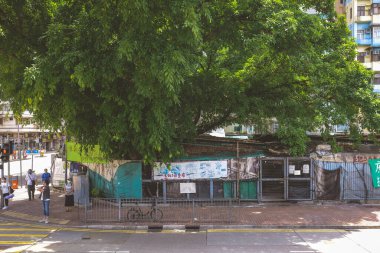 Yen Chow Sokağı Hawker Çarşısı, Hong Kong 4 Mayıs 2023