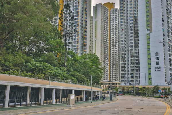 stock image public housing estate Queens Hill Estate HK May 4 2023 May 4 2023