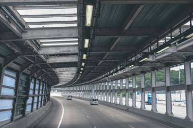 sha Highway, Hong Kong 'un manzarası 4 Mayıs 2023