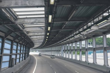 sha Highway, Hong Kong 'un manzarası 4 Mayıs 2023