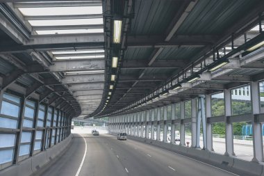 sha Highway, Hong Kong 'un manzarası 4 Mayıs 2023