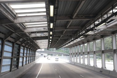 sha Highway, Hong Kong 'un manzarası 4 Mayıs 2023