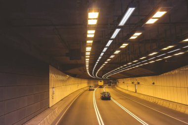 highway with Tunnel, the expressway at hk May 4 2023 clipart