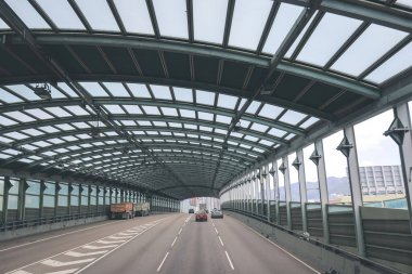 sha Highway, Hong Kong 'un manzarası 4 Mayıs 2023