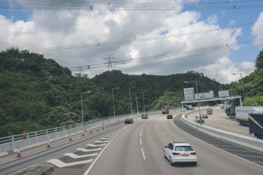 sha Highway, Hong Kong 'un manzarası 4 Mayıs 2023