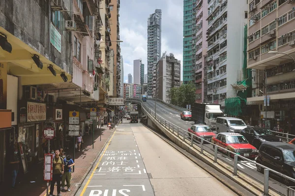 Straatbeeld Van Kowloon Hong Kong Mei 2023 — Stockfoto