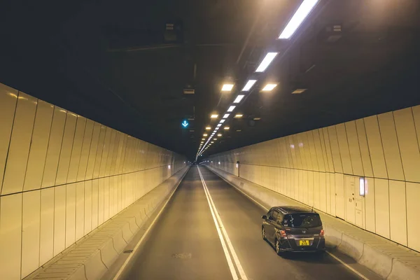 Autoroute Avec Tunnel Autoroute Mai 2023 — Photo