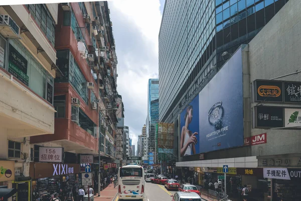 ถนนของ Kowloon Hong Kong พฤษภาคม 2023 — ภาพถ่ายสต็อก