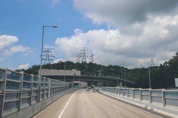 Krajobraz Tsing Sha Autostrady Hongkong Maja 2023 — Zdjęcie stockowe