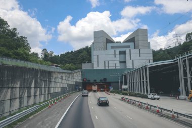 sha Highway, Hong Kong 'un manzarası 4 Mayıs 2023