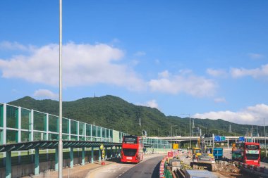 sha Highway, Hong Kong 'un manzarası 4 Mayıs 2023