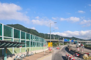 sha Highway, Hong Kong 'un manzarası 4 Mayıs 2023