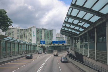 sha Highway, Hong Kong 'un manzarası 4 Mayıs 2023