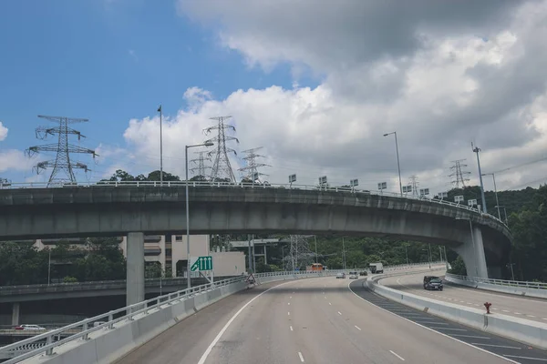 Krajobraz Tsing Sha Autostrady Hongkong Maja 2023 — Zdjęcie stockowe