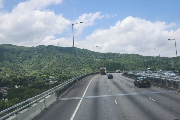 Ландшафт Fanling Highway Гонконг Мая 2023 — стоковое фото