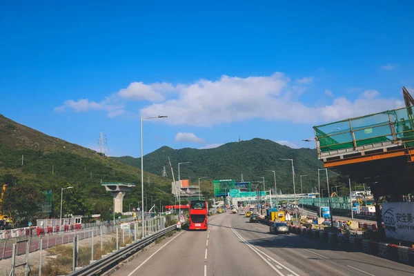 Paesaggio Fanling Highway Hong Kong Maggio 2023 — Foto Stock