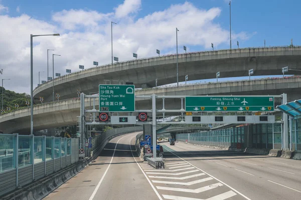 Τοπίο Του Heung Yuen Wai Αυτοκινητόδρομο Hong Kong Μάιος 2023 — Φωτογραφία Αρχείου