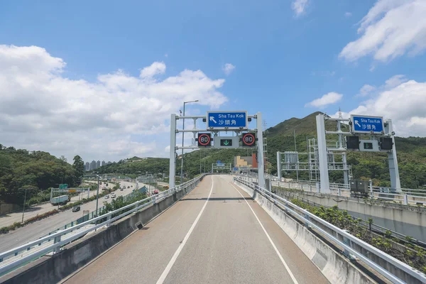 stock image the landscape of heung yuen wai highway, hong kong May 4 2023