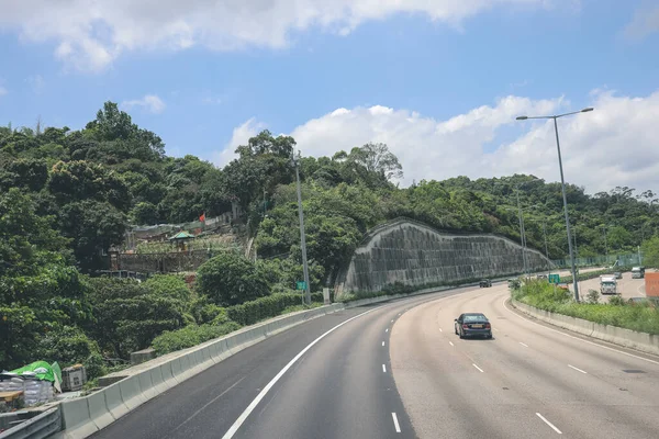 香港高速道路の風景2023年5月4日 — ストック写真